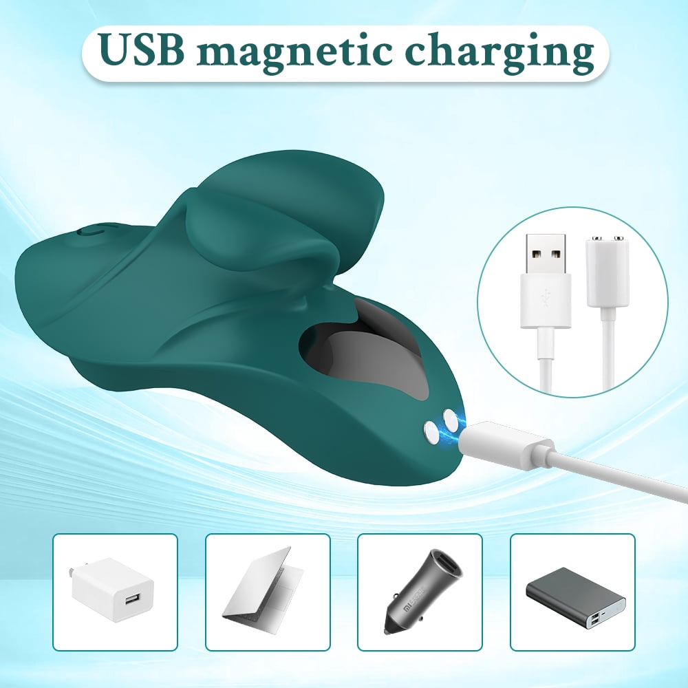 Finger Vibe Vibrator with 9 Vibration Modes,G-Spot Massager Vibrator Clitoris Stimulator,Finger Sex toys for Women Female Finger Vibrating Massage