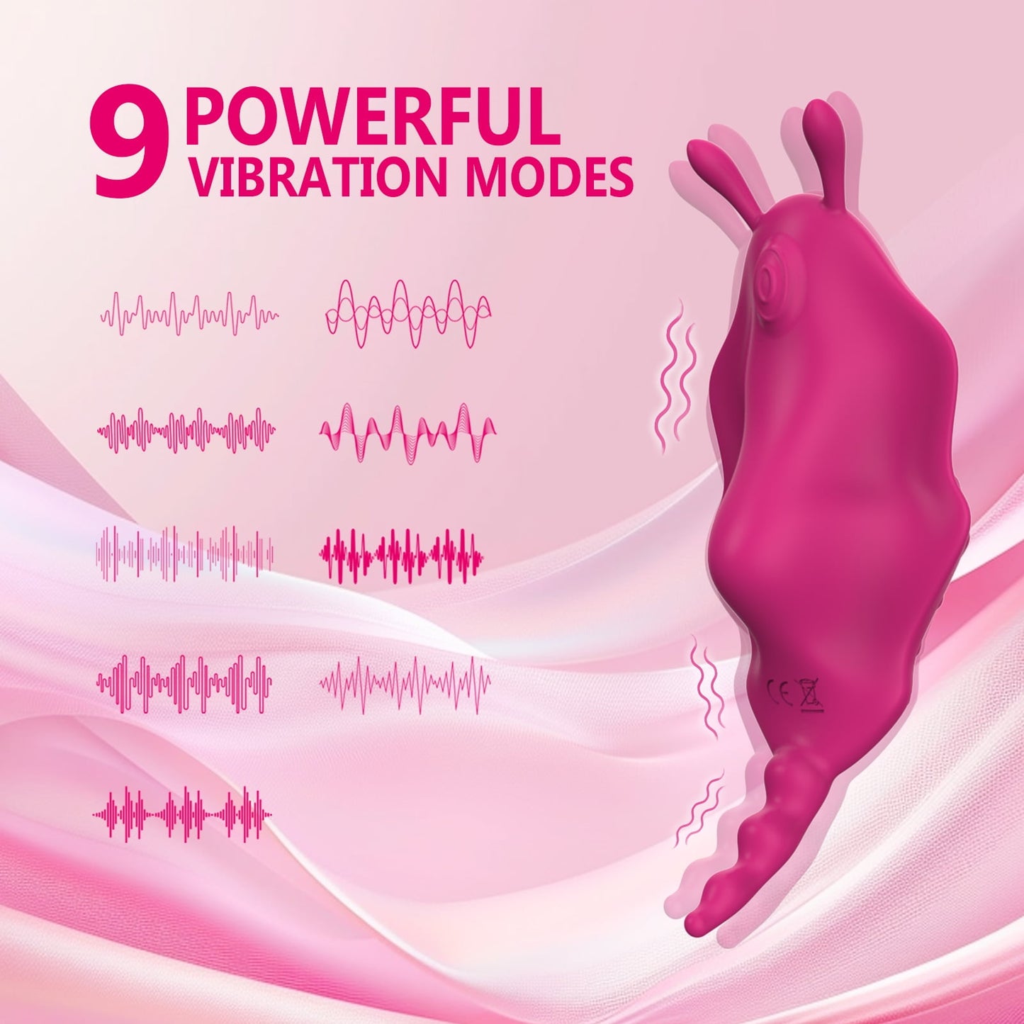 Wearable Panty App Control Vibrator with Magnetic Fixation,9 Vibration Modes Clitoral Stimulator G spot Vibrator,Adult Sex Toys for Women Couples(Rose Red)