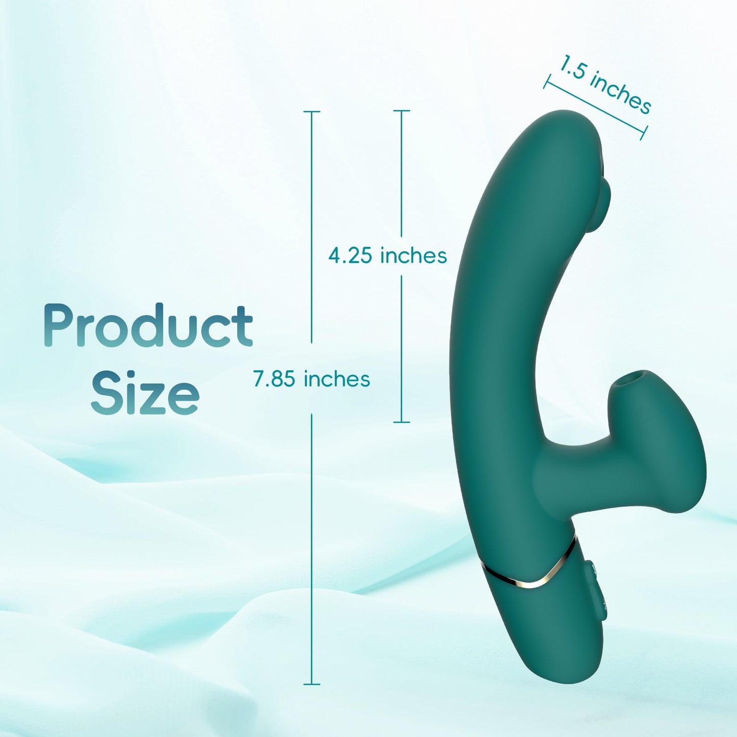 3 in 1 G Spot Vibrators with 10 Flapping, 10 Vibrating & 10 Sucking Patterns,Rabbit Vibrator Sex Toys for Women,Couples Adult Toys Dildo(Green)