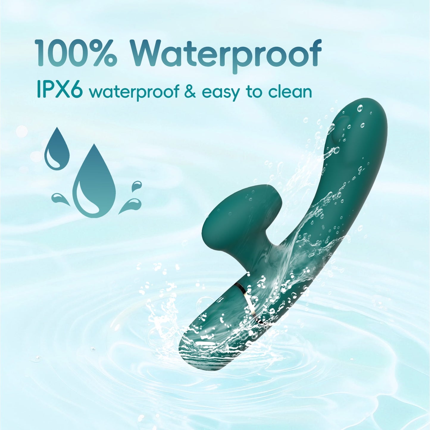 3 in 1 G Spot Vibrators with 10 Flapping, 10 Vibrating & 10 Sucking Patterns,Rabbit Vibrator Sex Toys for Women,Couples Adult Toys Dildo(Green)