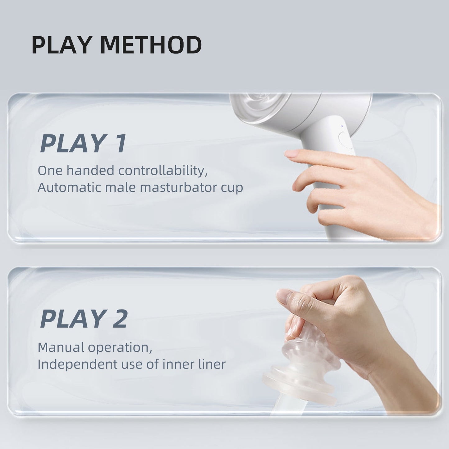 Automatic Male Masturbators Cup Sex Toys with 6 Thrusting & Vibrating Male Stroker Adult Toy for Men